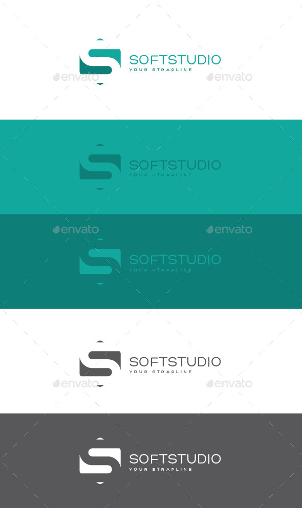 Soft Studio Letter S Logo