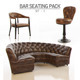 Bar Seating Pack - Set I - 3DOcean Item for Sale
