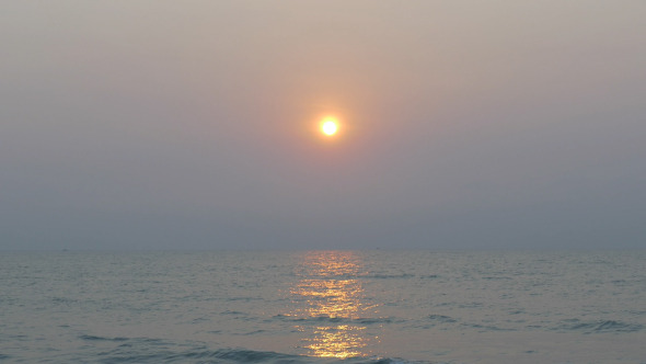 Sunrise Over Sea