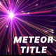 Meteor Title - VideoHive Item for Sale
