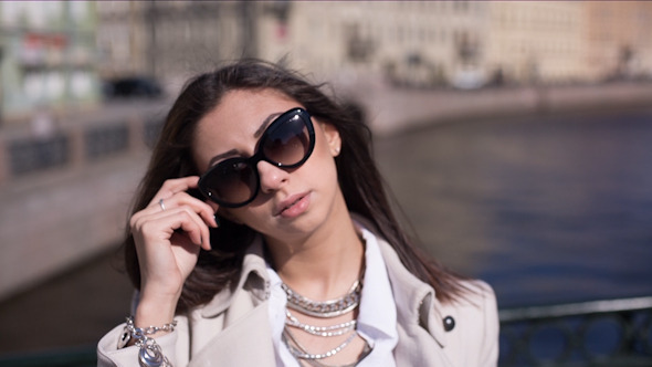 Beautiful Girl in Sunglasses