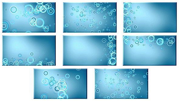 Blue Background With Circles (8 items)