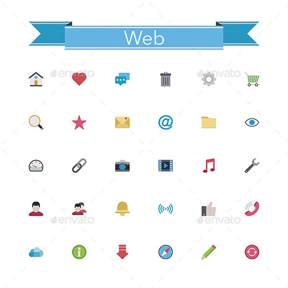 Web Flat Icons