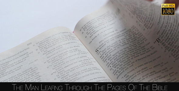 The Man Leafing Through The Pages Of The Bible 3 alt