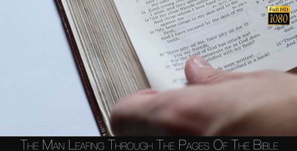 The Man Leafing Through The Pages Of The Bible 5 alt