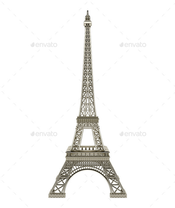 Eiffel Tower Graphics Vectors From Graphicriver