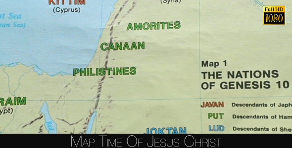 Map Time Of Jesus Christ 2