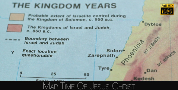 Map Time Of Jesus Christ 3