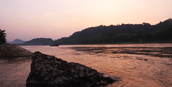 Sunset On The River