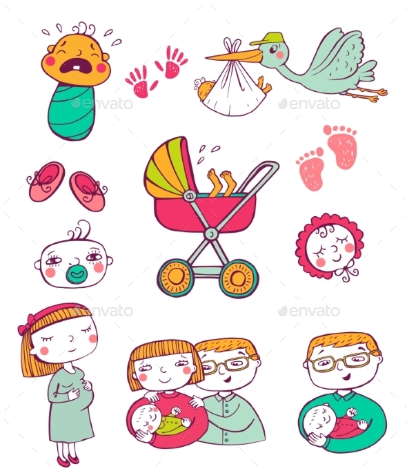 Infant Icon Set