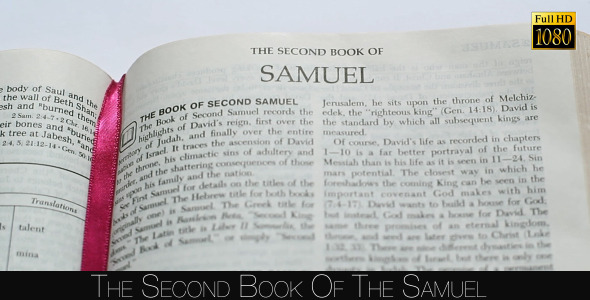 The Second Book Of The Samuel