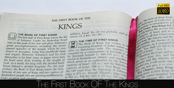 The First Book Of The Kings alt