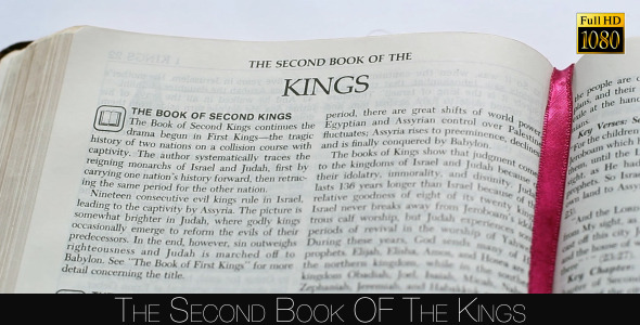 The Second Book Of The Kings