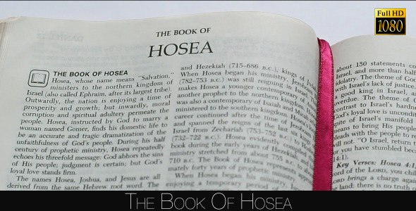 The Book Of Hosea alt