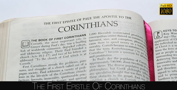 The First Epistle Of Corinthians