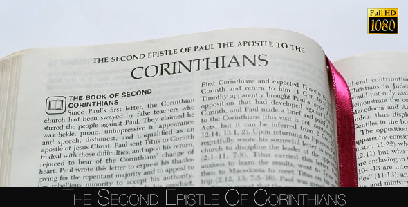 The Second Epistle Of Corinthians