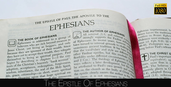 The Epistle Of Ephesians