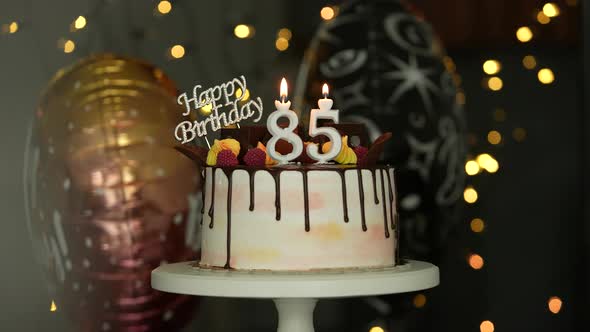 85th Birthday Cake