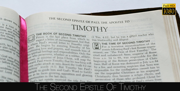 The Second Epistle Of Timothy