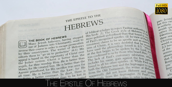 The Epistle Of Hebrews