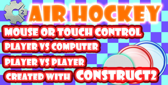 Air Hockey HTML5 - Multiplatform - CAPX & Arts Included