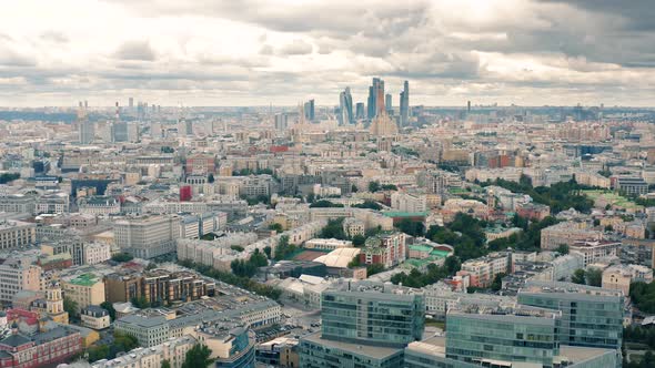 Cloudy Day in Moscow