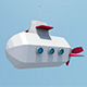 Cartoon Submarine - 3DOcean Item for Sale