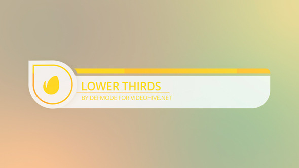 Flat Lower Thirds alt
