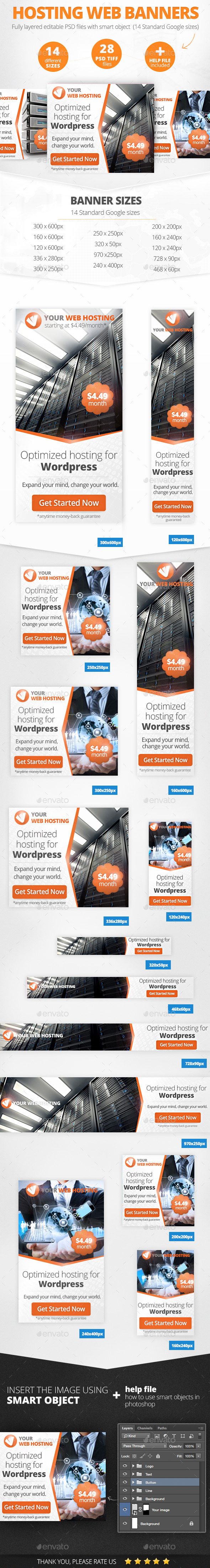 Web hosting Banners