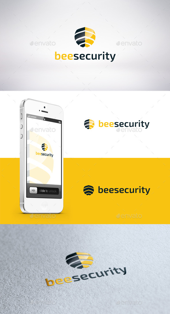 Bee Security Logo Template