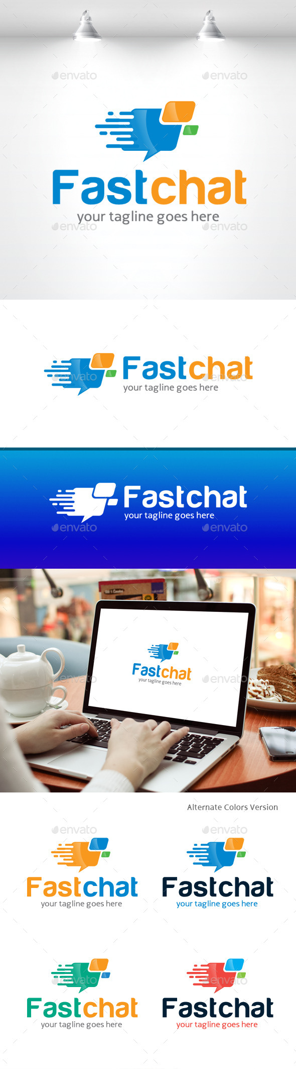 Fast Chat Logo