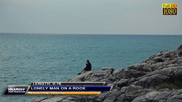 Lonely Man On A Rock