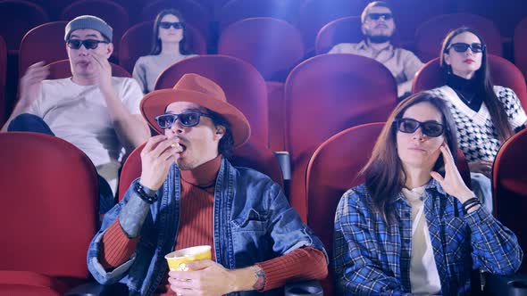 Man Sneezes at the Cinema and Viewers Get Distracted
