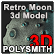 Retro Moon - 3DOcean Item for Sale