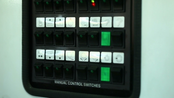 View Of Manual Control Switches