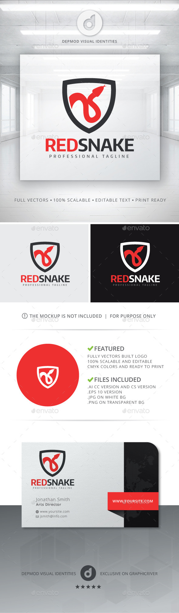 Red Snake Logo