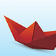 Paper Origami Boat - GraphicRiver Item for Sale