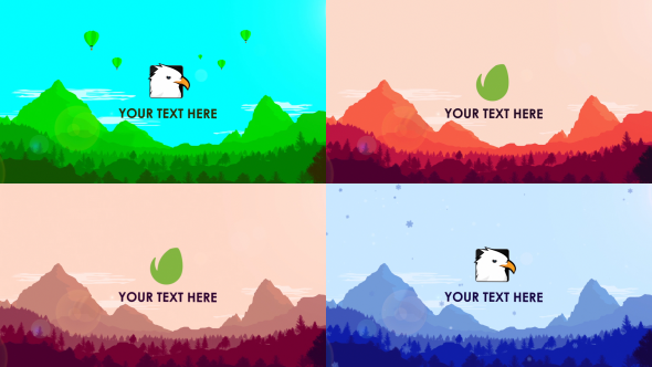 "4 Seasons" Art Logo Reveal