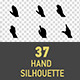 37 Silhouettes of Transparent Hands - VideoHive Item for Sale