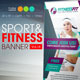 Fitness Banner Vol.14 - GraphicRiver Item for Sale