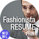 Resume/CV | Fashion & Design  - GraphicRiver Item for Sale