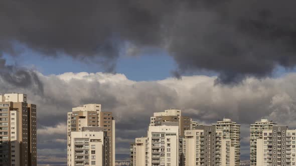 City And Clouds