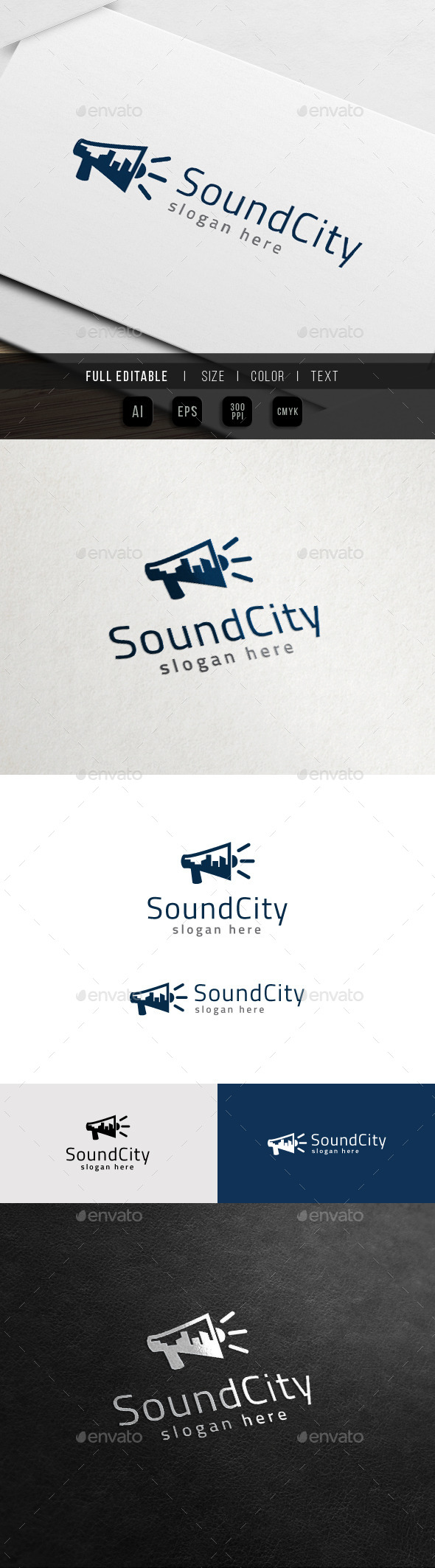 City Sound - Multimedia Production Logo