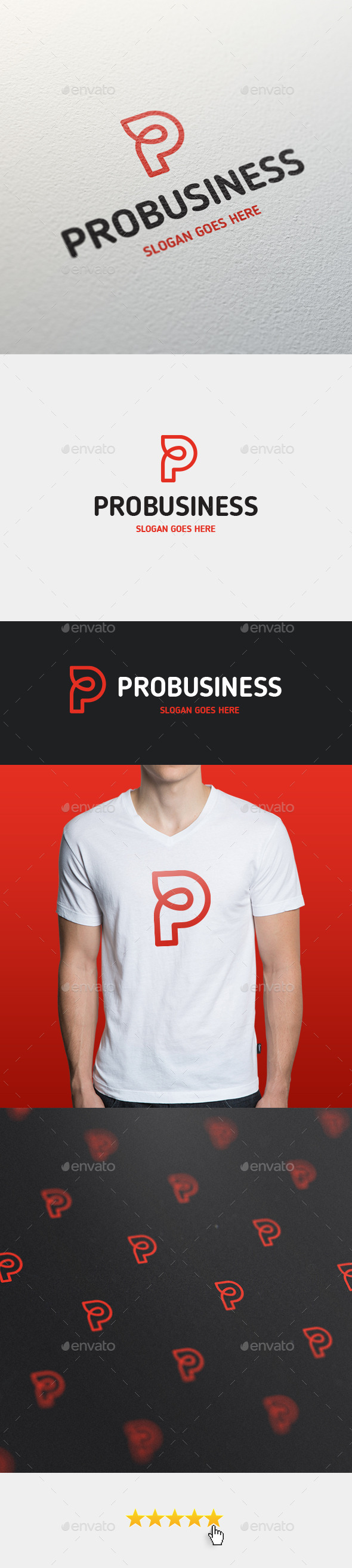 Probusiness • Letter P Logo Template