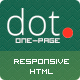 DOT - Creative One Page HTML Template - ThemeForest Item for Sale