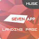 SevenApp - App Landing Page Muse Templates - ThemeForest Item for Sale