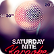 Saturday Night Karaoke - GraphicRiver Item for Sale