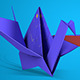 Origami Crane Bird - 3DOcean Item for Sale