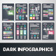 Dark Infographic Brochure Vector Elements Kit 2 - GraphicRiver Item for Sale