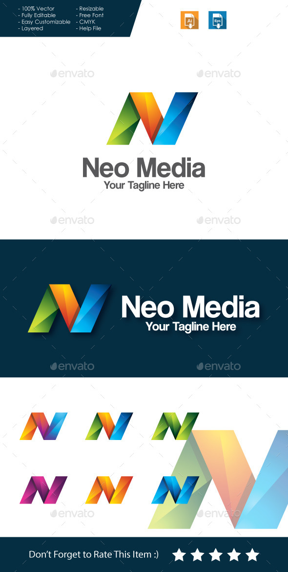 Neo Media - Letter N Logo